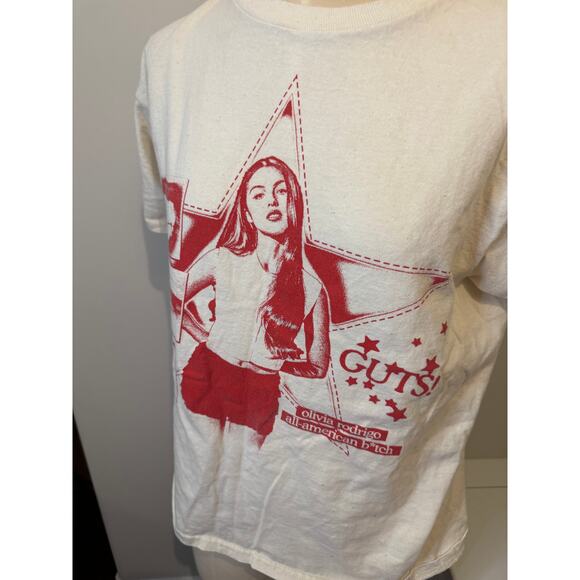Olivia Rodrigo GUTS Word Tour Crewneck Shirt - Picture 2 of 4